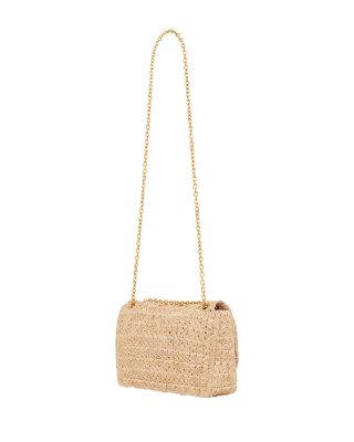 Le Fanny Raffia Crossbody Bag