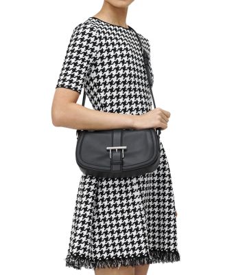 T-Bar Leather Shoulder Bag