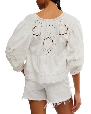 Bowie Embroidered Reversible Top