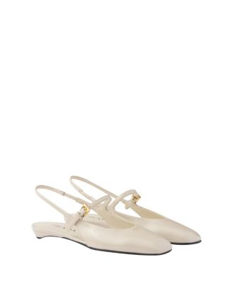  Women's Patent Leather Slingback Ballerinas