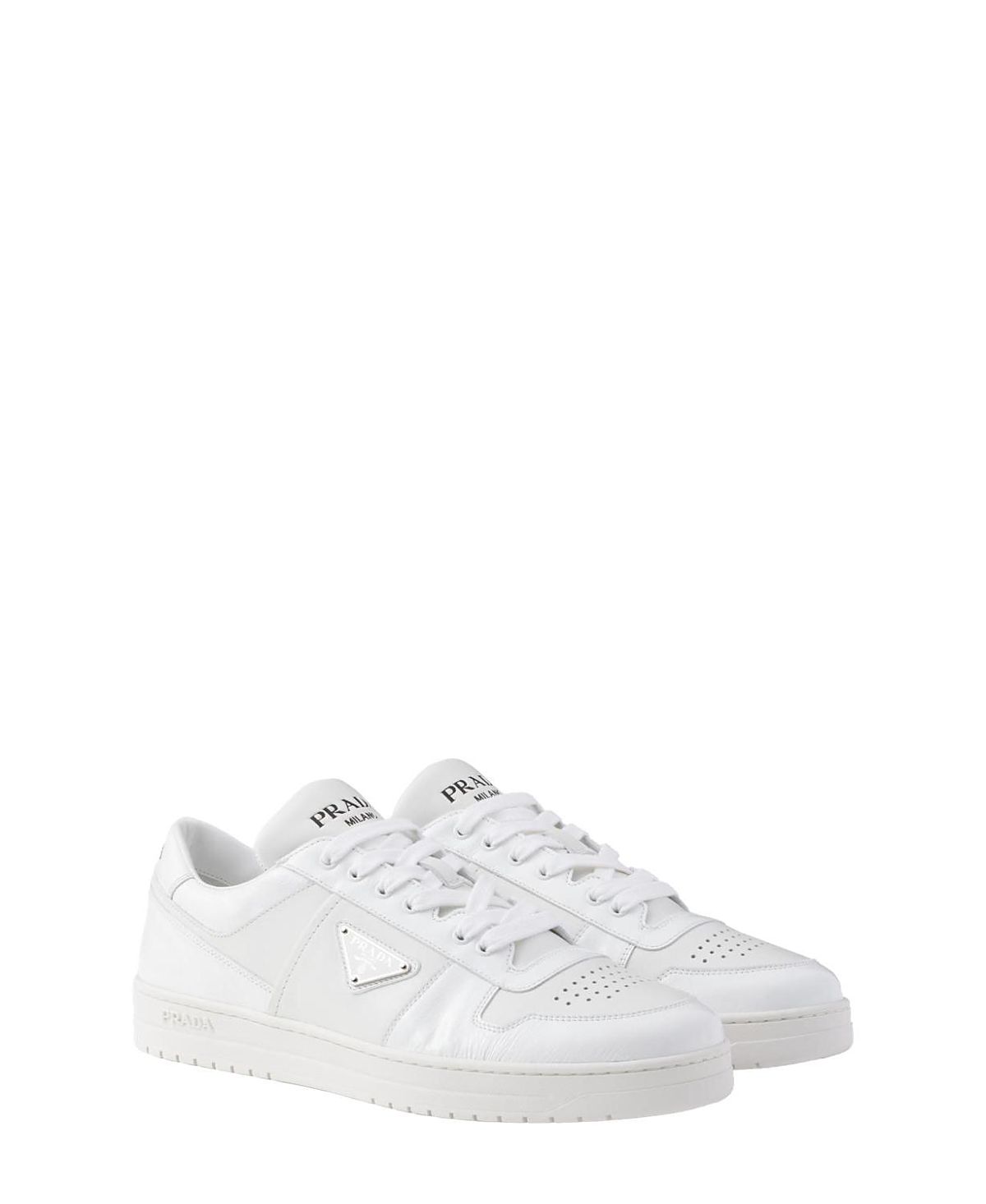 Prada Men's Downtown Leather Sneakers