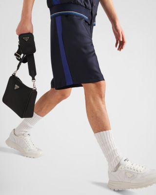  Men's Prax 01 Re-Nylon and Brushed Leather Sneakers