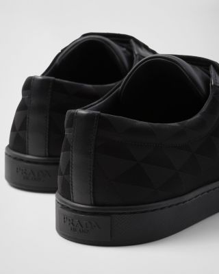 Men's Leather and Re-Nylon Sneakers