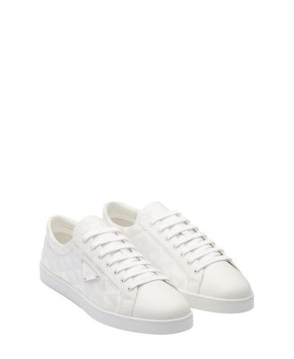 Prada - Men's Leather and Re-Nylon Sneakers