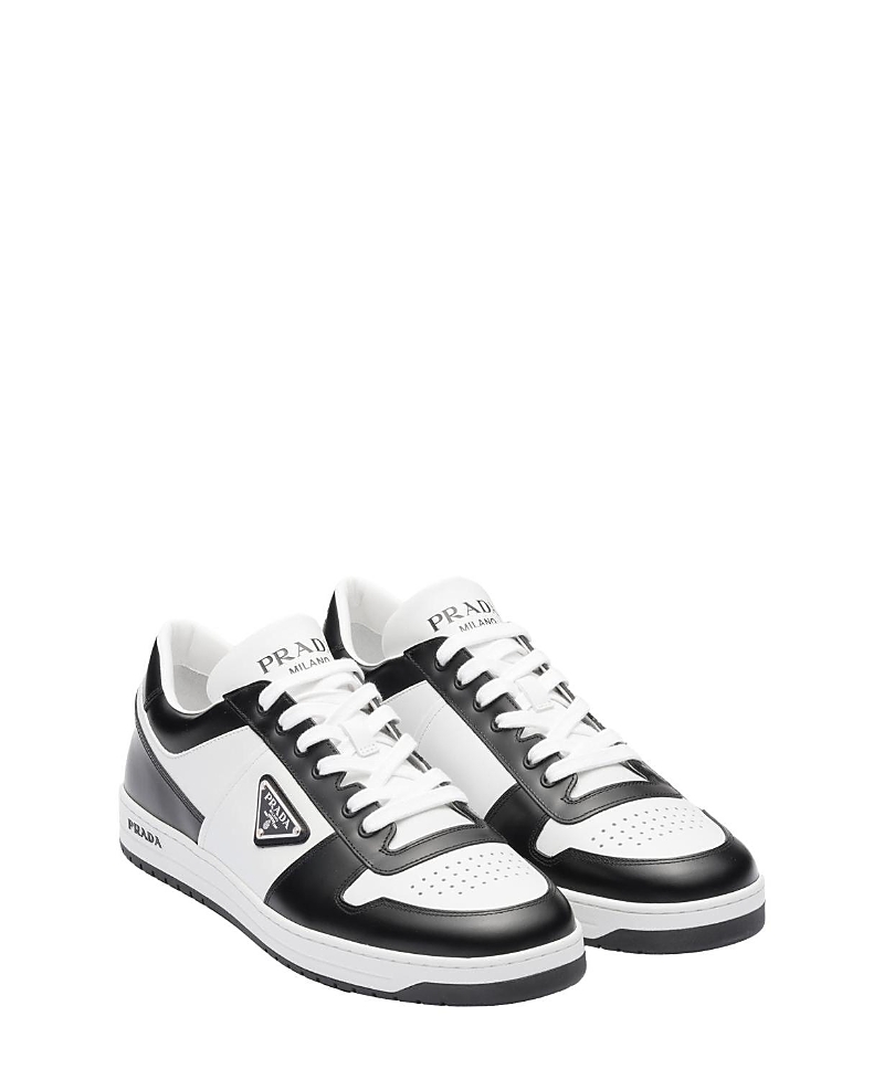 Prada Men's Downtown Leather Sneakers