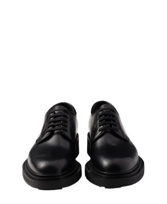 Men's Brushed Leather Derby Shoes