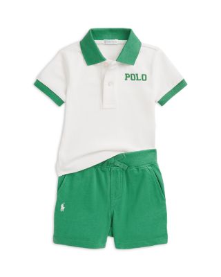 Ralph Lauren - Logo Cotton Polo Shirt & Short Set - Baby