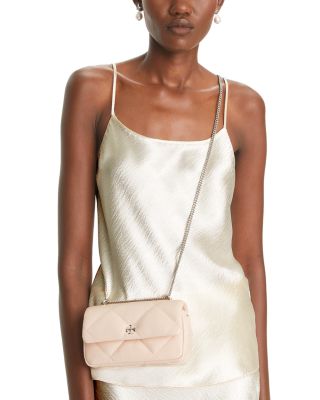 Mini Kira Diamond Quilted Leather Flap Bag