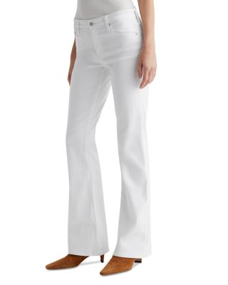 Angel Low Rise Bootcut Jeans in Gallery White
