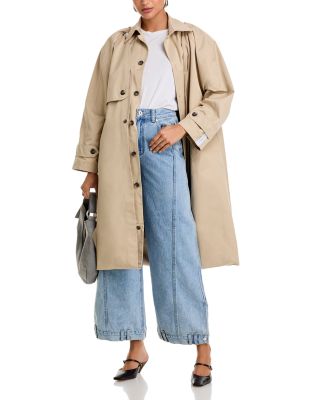 Palindrome High Rise Barrel Jeans in Light Blue