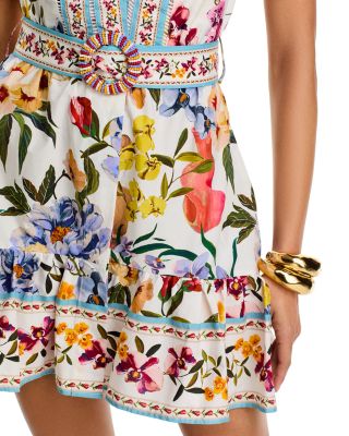 Greek Garden Off-White Mini Dress - Exclusive
