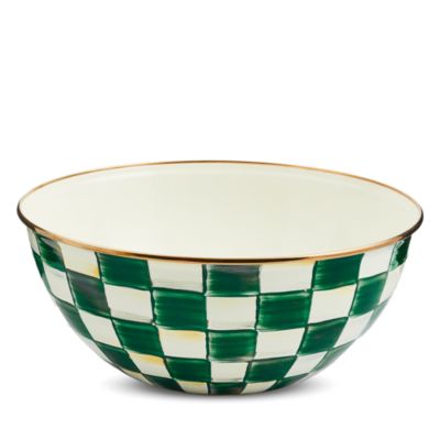 Emerald Check Large Everyday Bowl