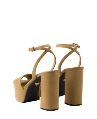 Women's Suede Platform Sandals