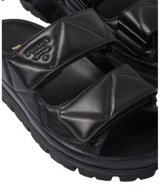 Women's Padded Nappa Leather Sandals