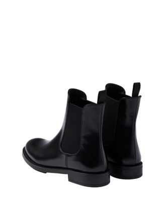  Women's Brushed Leather Ankle Boots