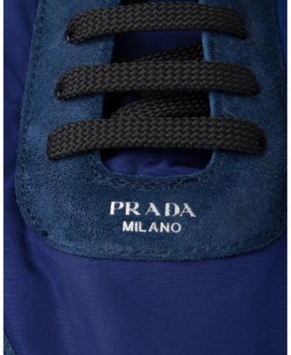 Men's Collapse Re-Nylon and Suede Elasticized Sneakers