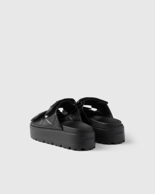  Women's Padded Nappa Leather Slides