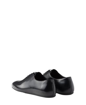 Men's Brushed Leather Lace-up Shoes