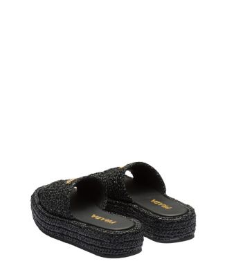 Women's Crochet Flatform Slides