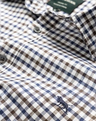 Gebbies Valley Cotton and Linen Plaid Shirt