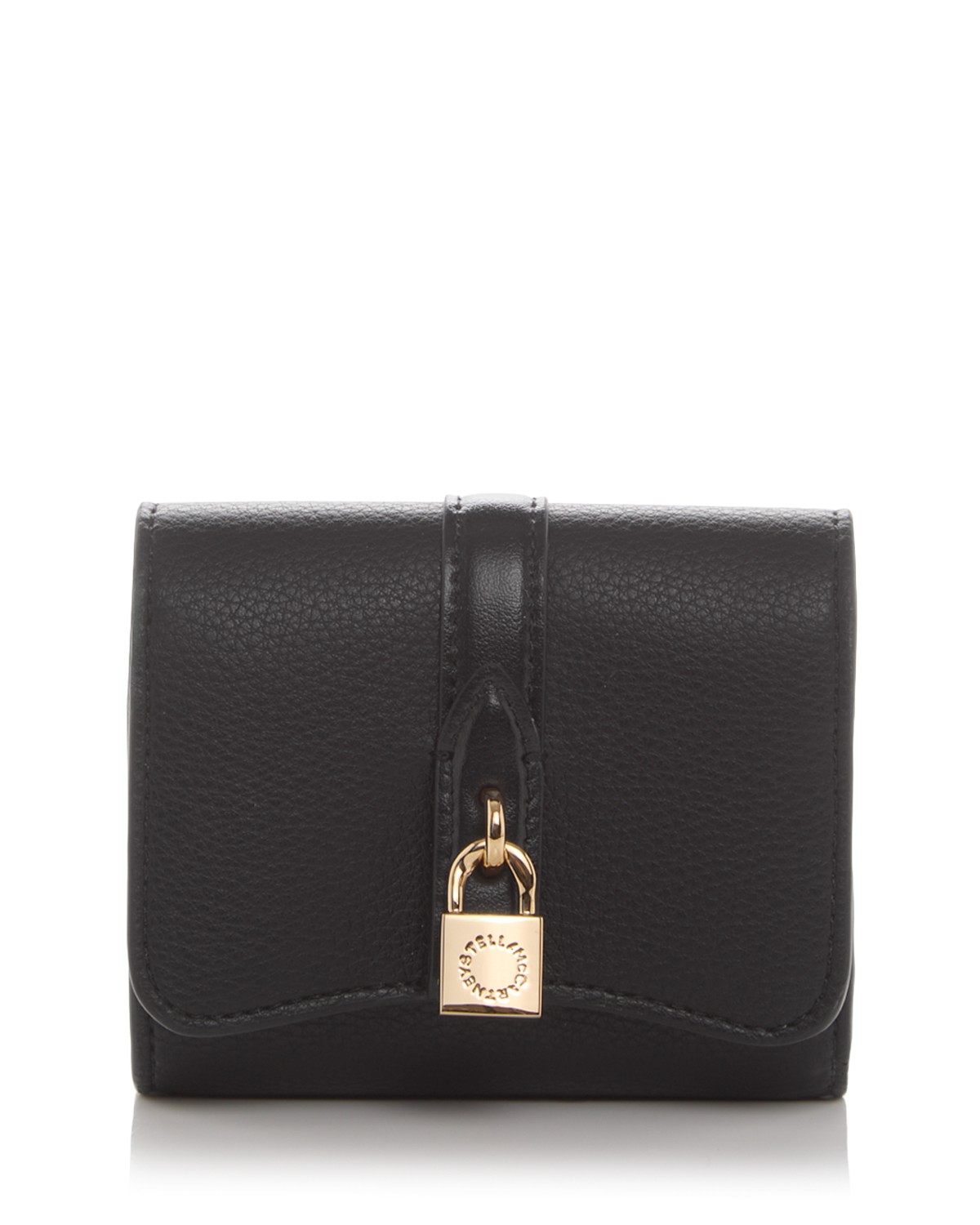 Stella McCartney Ryder Tri-Fold Wallet in Black