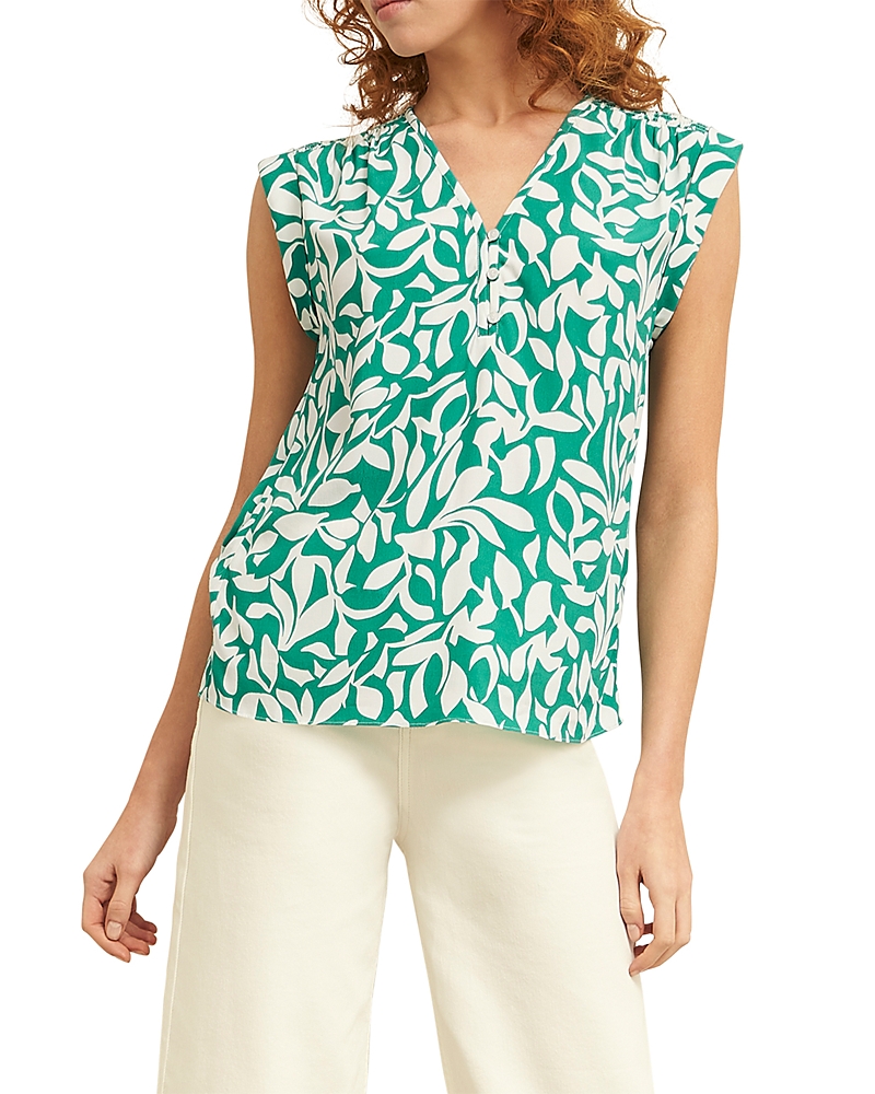 Hobbs London Teresa Vine Print Top