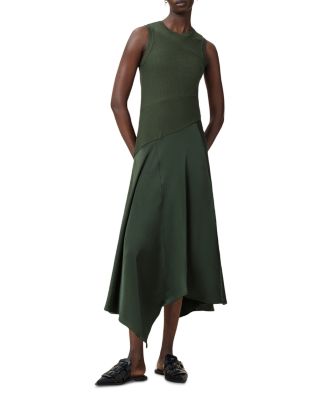 ALLSAINTS - Pia Satin Midi Dress