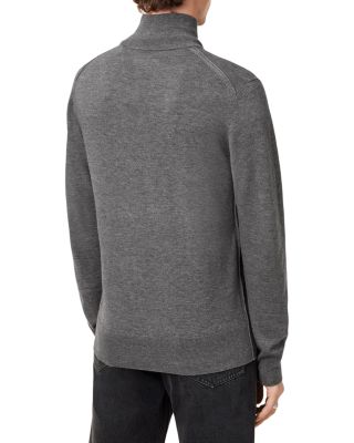 Kilburn Wool & Nylon Regular Fit Quarter Zip Sweater