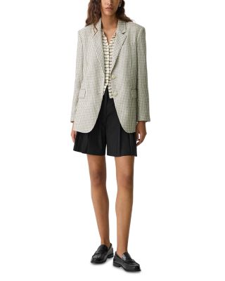 Single Breasted Linen Blazer