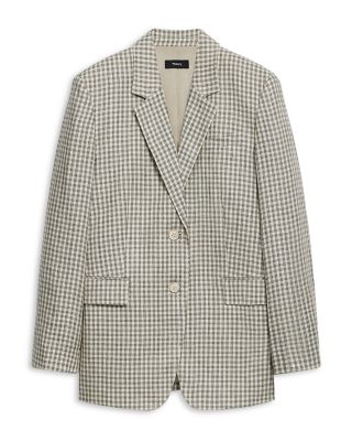 Single Breasted Linen Blazer
