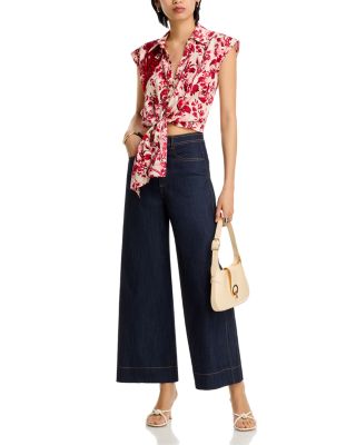 Floral Ribbons Marianna Sleeveless Blouse