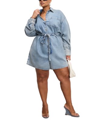 Weightless Denim Romper