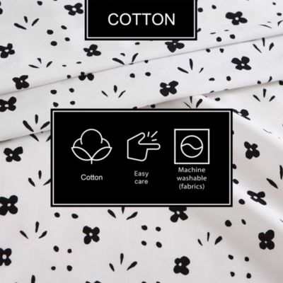 Kukkaketo Cotton Percale Sheet Set