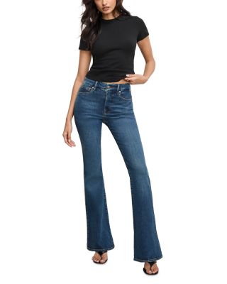 Good Legs Flare Jeans in Blue 004