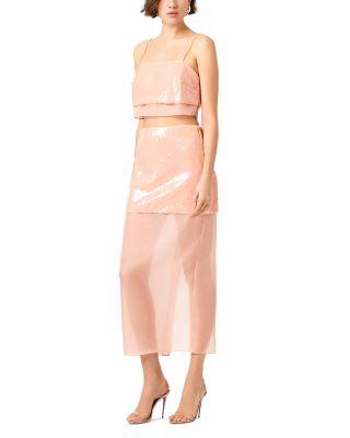 Aurora Organza Midi Skirt