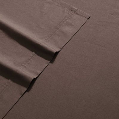 Washed Percale Cotton Sheet Set, Twin