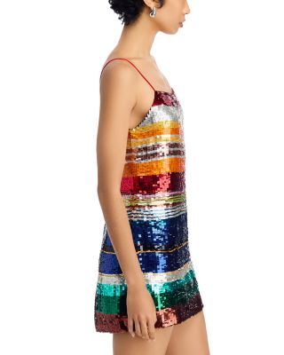 Bridget Sequin Spaghetti Strap Dress