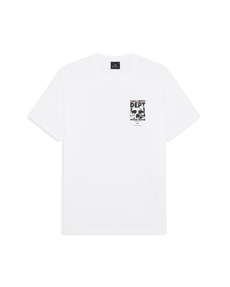 Ps By Paul Smith Graphic Tee In White