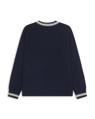 Wool Blend Polo Sweater