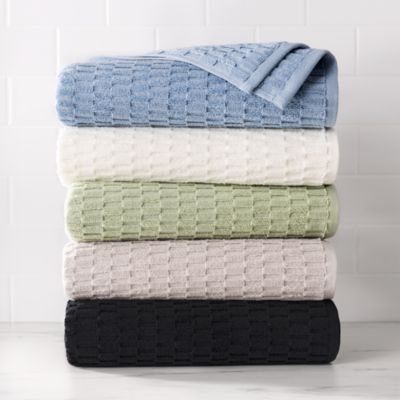 Metro Tile Quick Dry Bath & Hand Towel Set