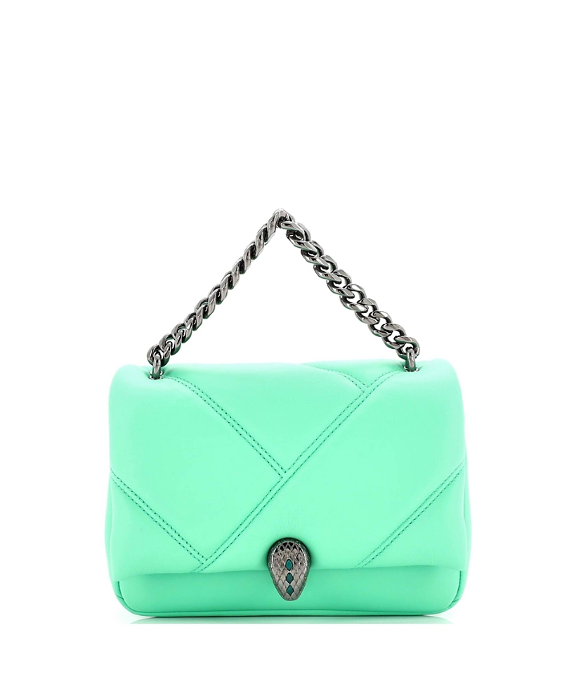 Pre-owned Pre-owned Bvlgari Bvlgari Mini Serpenti Cabochon Messenger Bag Diagonal Quilted Leather