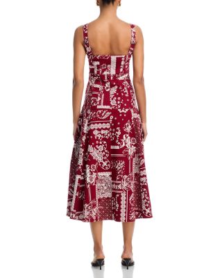 Veena Bandana Military Twill Dress