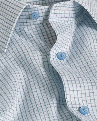 Trim Fit Dobby Check Dress Shirt