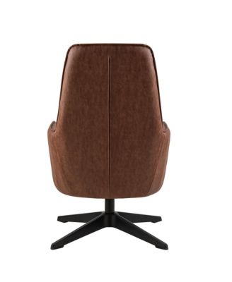 Kava Faux Leather Accent Chair