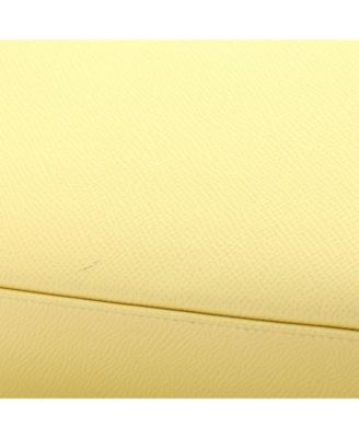 Kelly 25 Handbag Yellow Epsom with Gold Hardware