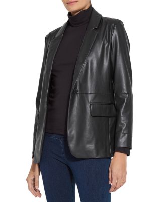 Lyssé - Faux Leather Blazer