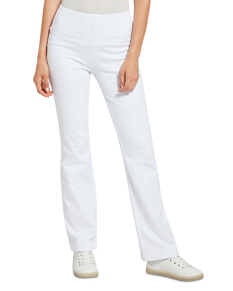 Lyssé Plus Baby Bootcut Jeans In Black