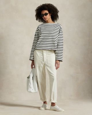 Striped Boatneck Mariner Tee