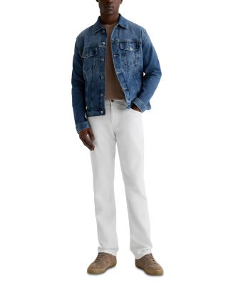 Everett Slim Straight Fit Jeans in Pristine White