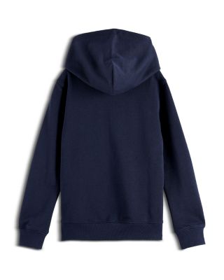 Boys' Core Regular Fit Logo Badge Zip Up Hoodie - Little Kid, Big Kid